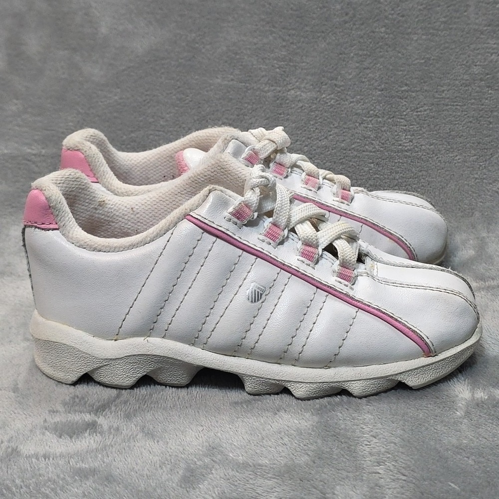 Kswiss White Pink Sneakers Infants US 8.5 - Picture 3 of 7